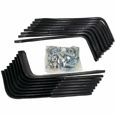 A & I Products Tiller Tine Set 10.25" x7.75" x4.1" A-B145046